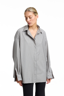 Рубашка 2в1 серая