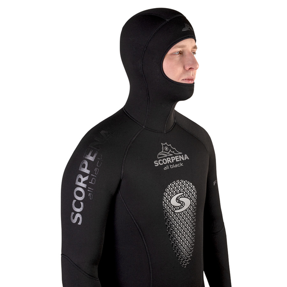 Гидрокостюм Scorpena AllBlack - 5 мм