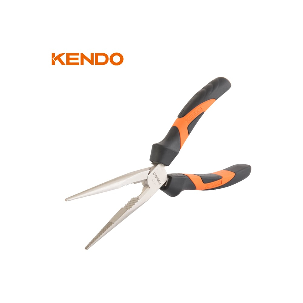 Прямые длинногубцы KENDO 160 мм 10301