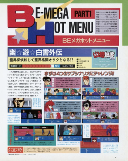 Журнал Beep! Megadrive Sonic the Hedgehog 1994 #1