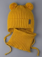 Шапка для мальчика со снудом осенняя