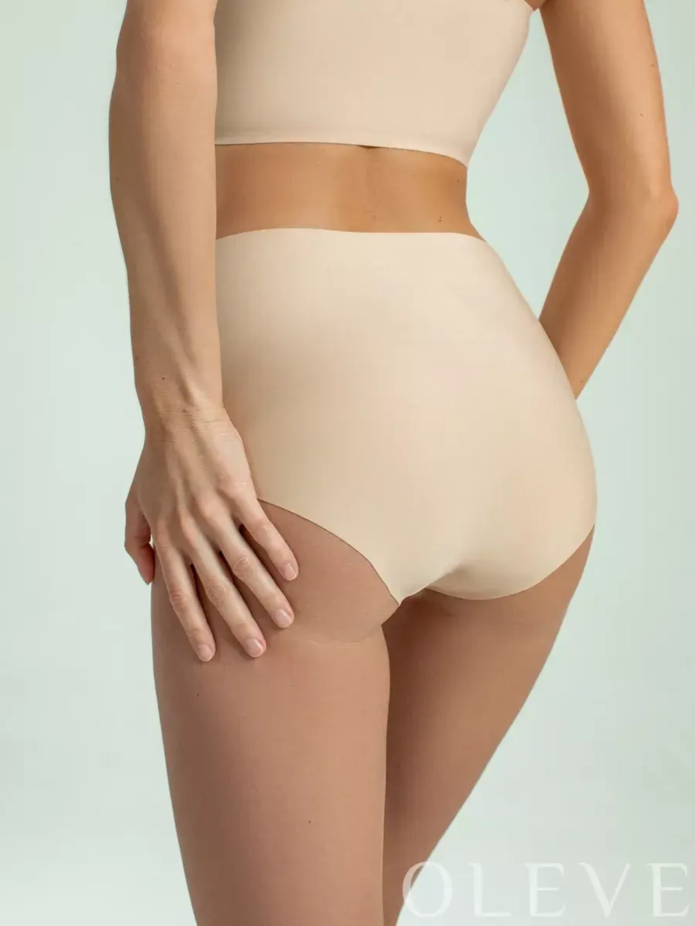Бесшовные трусы слипы Plus size