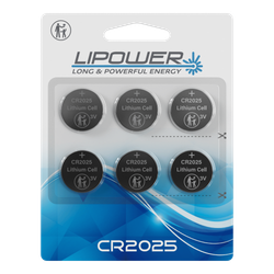 Литиевая батарейка CR2025, 3V, 170 mAh, 6 шт