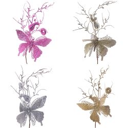 GAEM Изделие декоративное "Бабочка", L15 W7 H40 см, 4в.