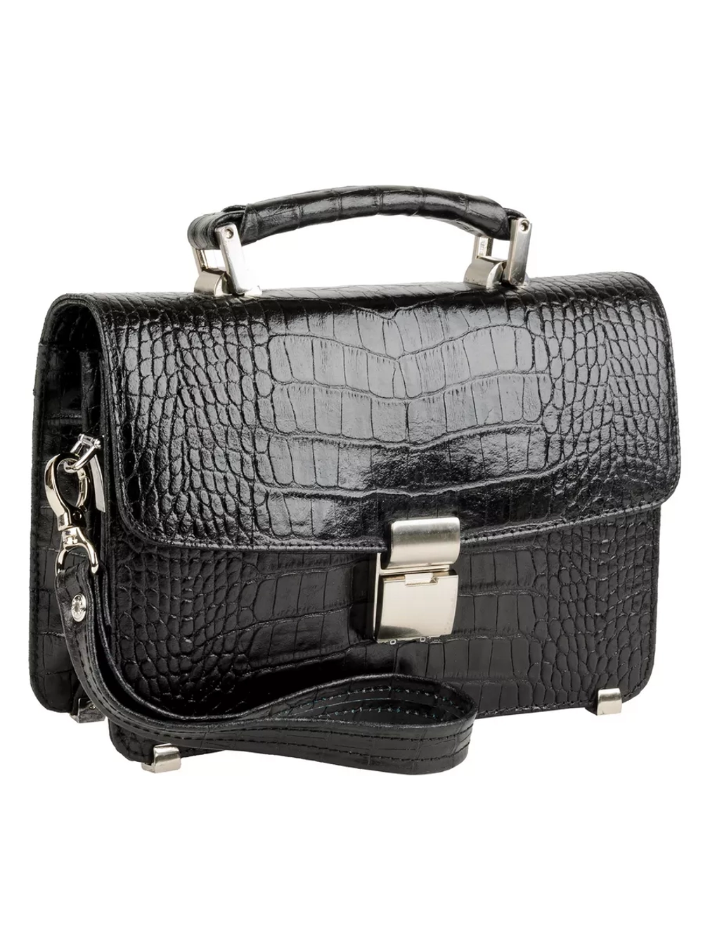 Сумка барсетка кожаная