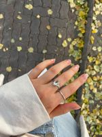 Кольцо Crystal Drop с празиолитом