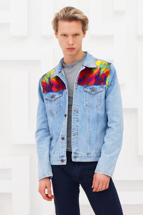 LIGVIANNI Джинсовая куртка Denim Jacket Lion