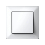 ATLASDESIGN AIR 1-постовая РАМКА, БЕЛЫЙ/дымчатый белый