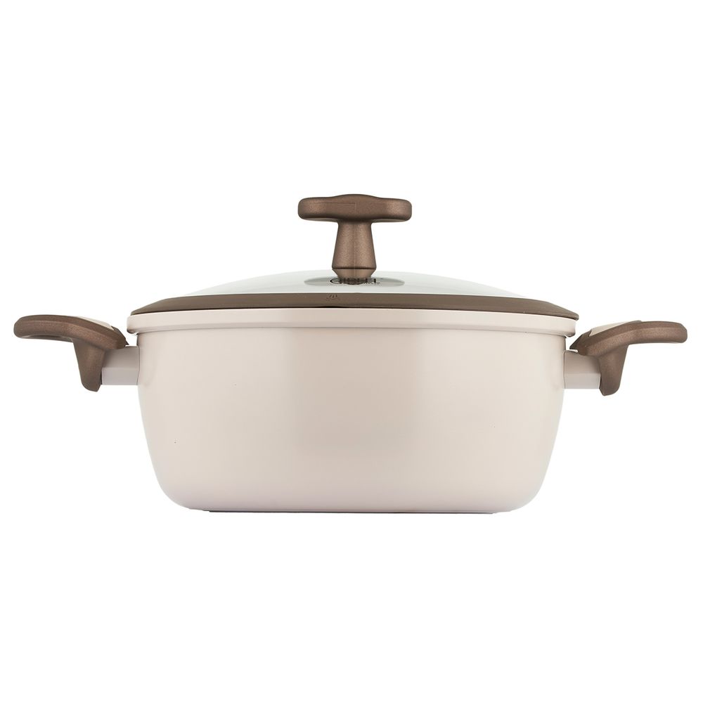 Алюминиевая кастрюля Gipfel Stadella Beige 51108 24 см/5 л