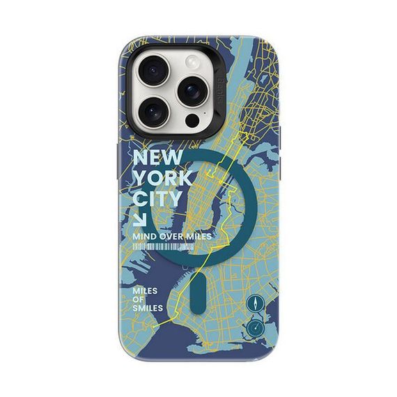 Чехол Benks Magnetic City Case для iPhone 16 Pro Max 6.9&quot; принт New York