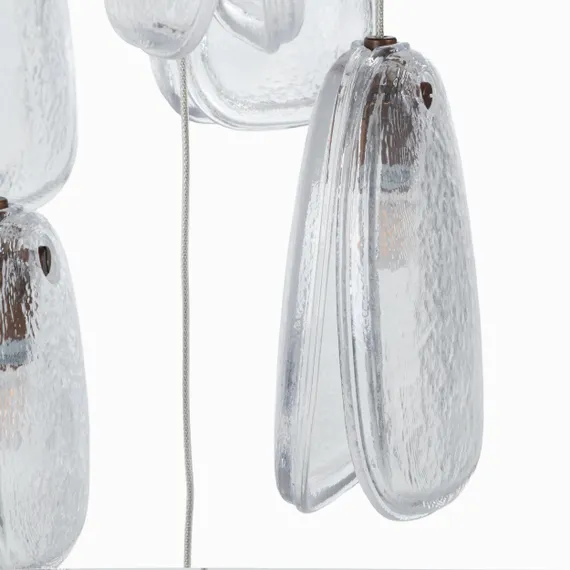 Подвесной светильник Jewel Ø60 см, прозрачный, медный