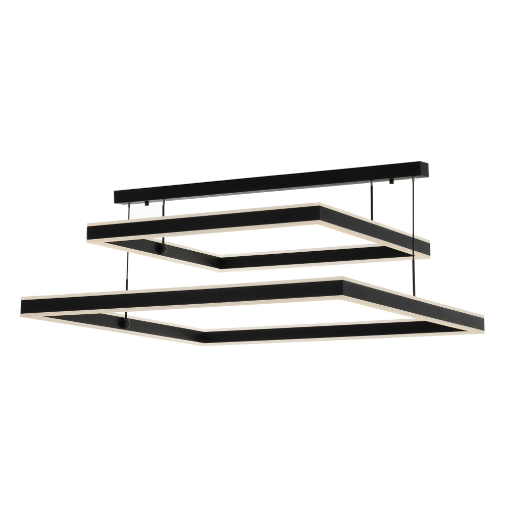 Citilux Дуэт CL719K211 LED Люстра подвесная с пультом Чёрная