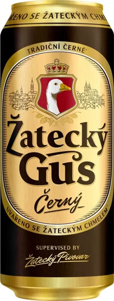 Пиво Жатецкий Гусь Темное / Zatecky Gus Cerny 0.45 - банка
