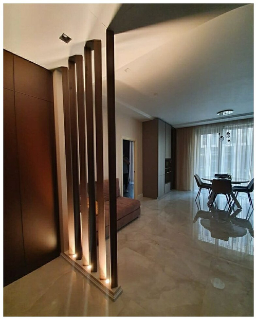 Дизайнерская перегородка из Бука 40х70мм