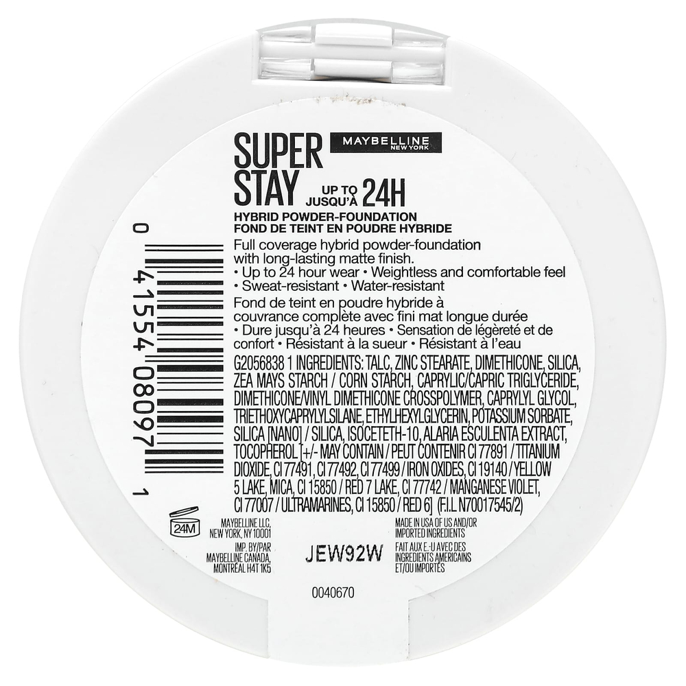Maybelline, Super Stay, гибридная пудра-основа, 128, 6 г (0,21 унции)
