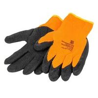 Перчатки акриловые утепленные с полимерным покрытием из вспененного латекса