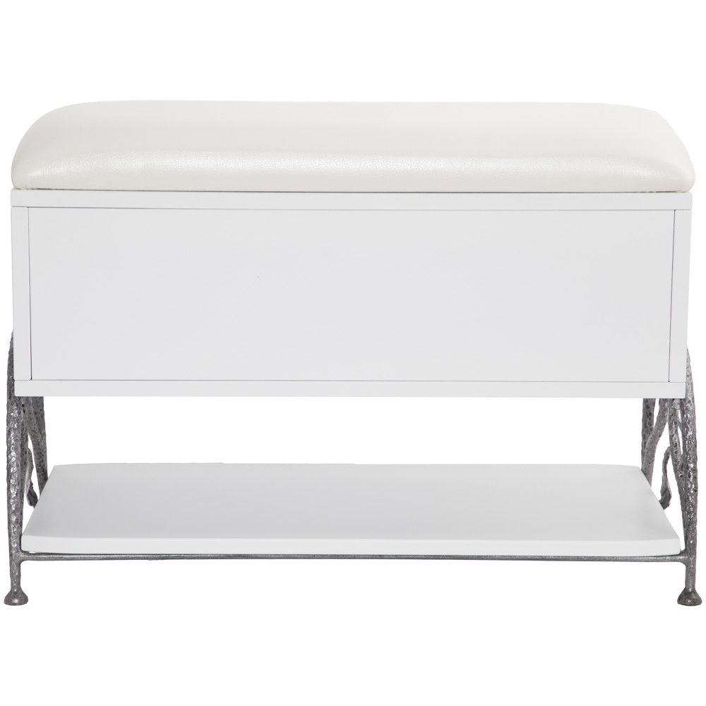 Банкетка Терра Айс Античное Серебро