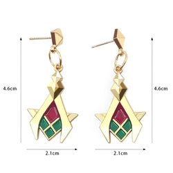 Серьги "Genshin Impact / Геншин импакт - Кавех"