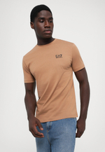 EA7 Emporio Armani UNISEX - Базовая футболка - тигровый глаз/песок