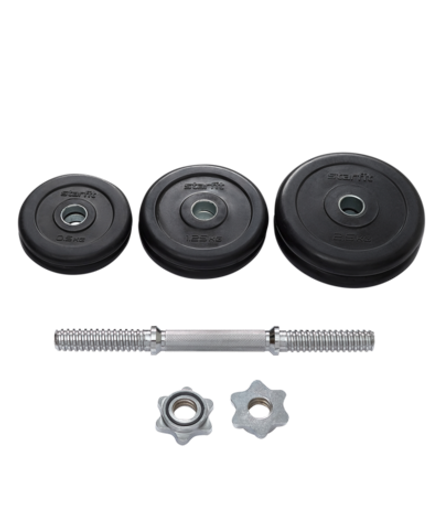 Гантель разборная обрезиненная в коробке DB-716, 10 кг