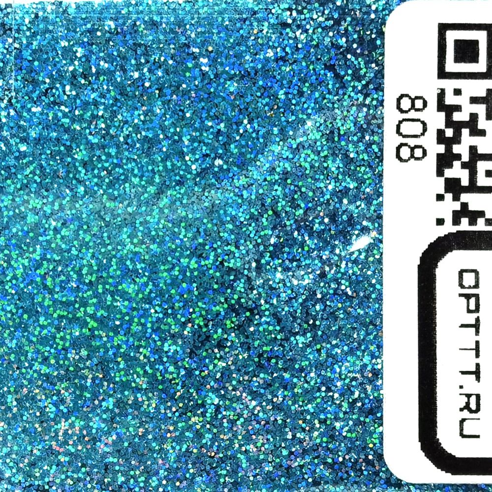 БЛЕСК 808 - Голубой насыщенный голографик
