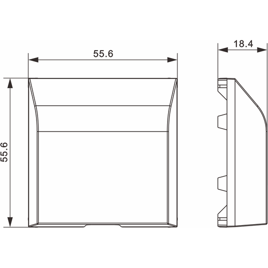 Кабельный вывод (накладка),  сталь,  серия A07