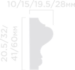 Молдинг HiWood, 32x15 мм