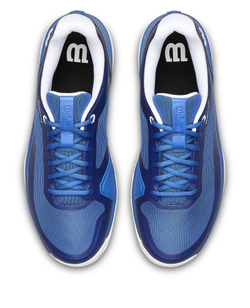 Мужские кроссовки теннисные Wilson Rush Lite 5 - deja vu blue/white/safety yellow