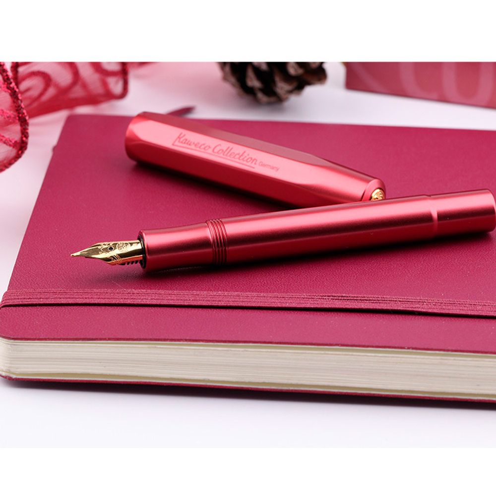Перьевая ручка KAWECO AL Sport Collection Ruby с перо EF (11000147) 5