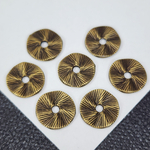 Разделитель для бусин волна, 12мм, античная бронза