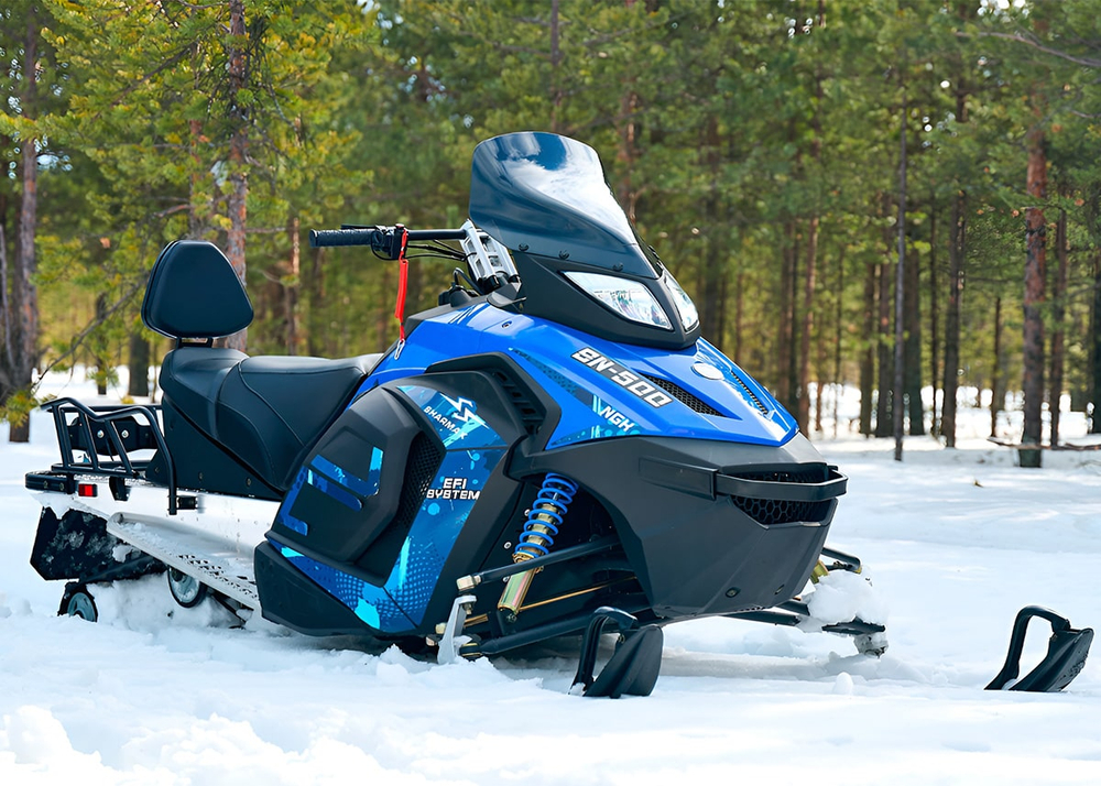 Снегоход Sharmax SN-500 синий (инжектор)