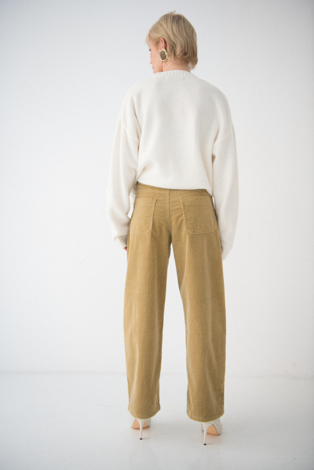 Брюки вельвет прямые VIKI