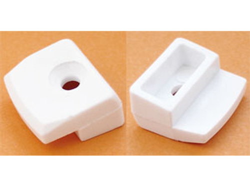 Кляймер №2 цвет №23 (для стекла 4 мм) (белый)