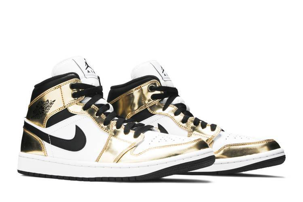 Кроссовки Jordan Air Jordan 1 Mid Se "Metallic Gold"