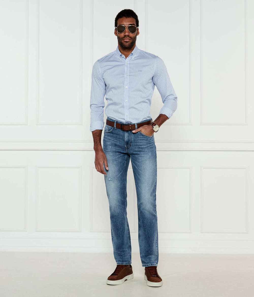 Рубашка Roan BOSS BLACK - голубой(50520285)