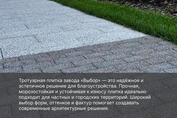 Тротуарная плитка Выбор