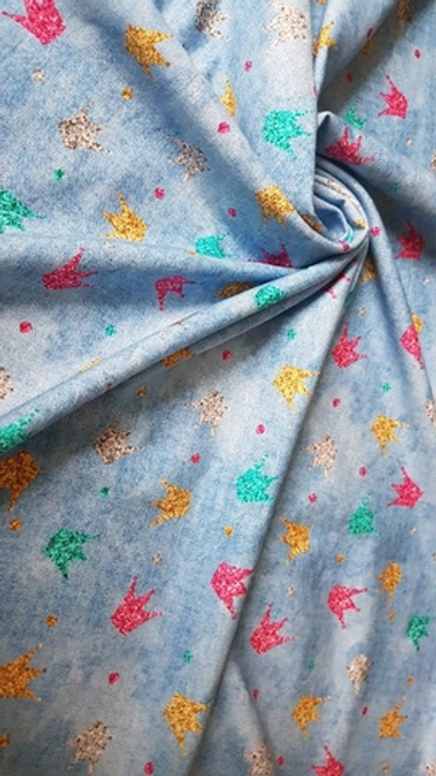 Кулир (принт). Короны разноцветные