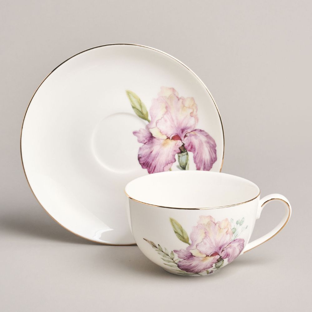 ЧАЙНЫЙ СЕРВИЗ LEFARD "IRISES" НА 6 ПЕР. 14 ПР. (КОР=2НАБ.)