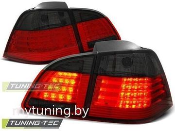 Задние фонари Bmw 5 E61 red smoke led