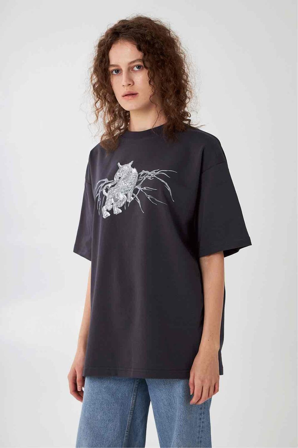 Футболка HELGI INGVARR Арысь-Поле Серая