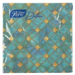 Салфетки бумжные 33*33 GrandPero Deluxe Витраж 3сл 20л