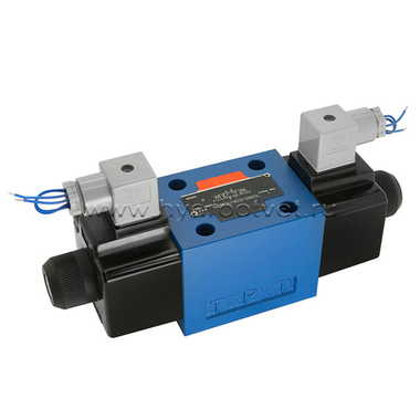 4WE10C31/OCW220-50N9K4 - Гидрораспределитель золотниковый Ду 10 с электроуправлением W230, схема C (574/О), возврат - O = без пружины