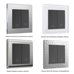 Выключатель жалюзи (черный)