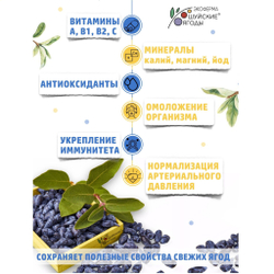 Варенье из жимолости без сахара с сиропом топинамбура, набор - 2 шт.