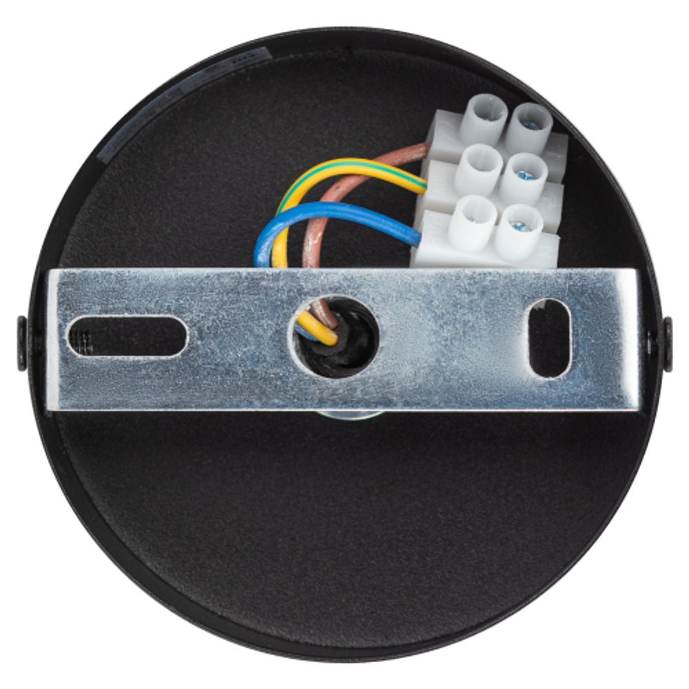 Светильник подвесной ЭРА PL12 GX53 BK/SL под лампу GX53 черный/серебро