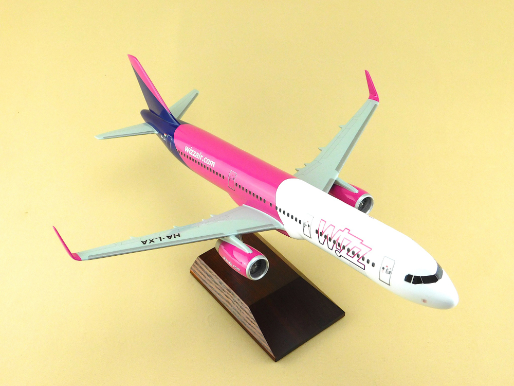 Модель самолета Airbus A321 (М1:100, Wizz Air)