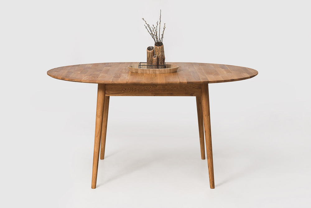 Стол обеденный раздвижной из массива дуба Nord-3R