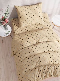 Простынь на резинке Сказка "Адель" 90х200 см, перкаль