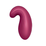 Малиновый клиторальный вибромассажер 9см Satisfyer Dipping Delight