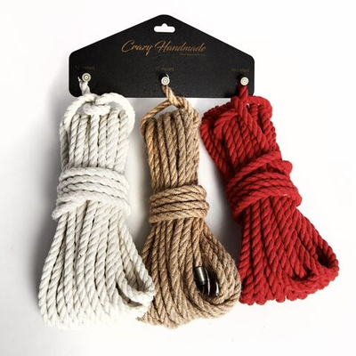 Набор из 3 разноцветных веревок для шибари (Цвет: разноцветный)